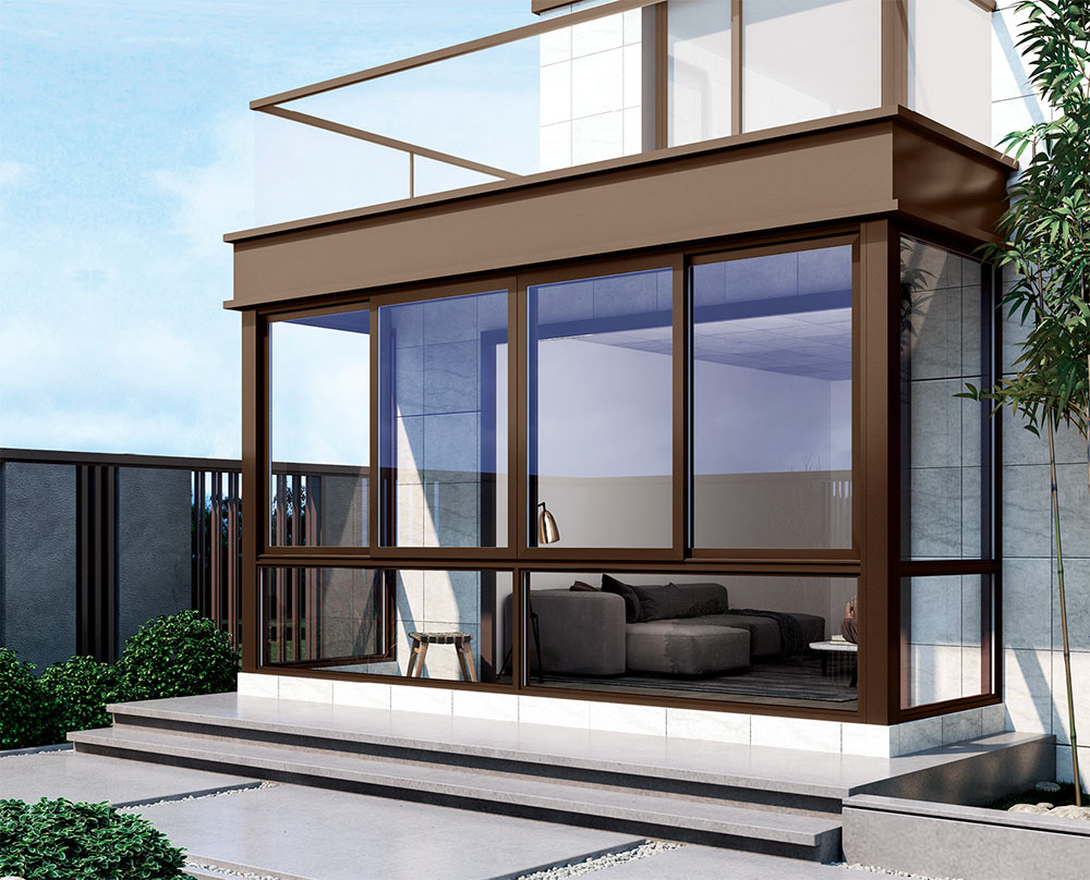 两轨非断桥推拉窗